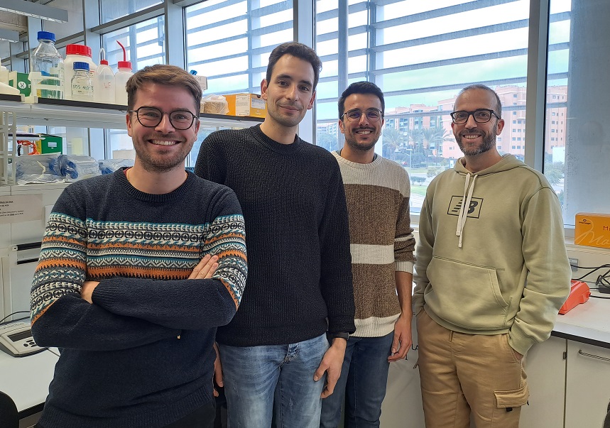 (From left to right). Jéremy Dufloo, Iván Andreu-Moreno, Jorge García-Moreno i Rafael Sanjuán.